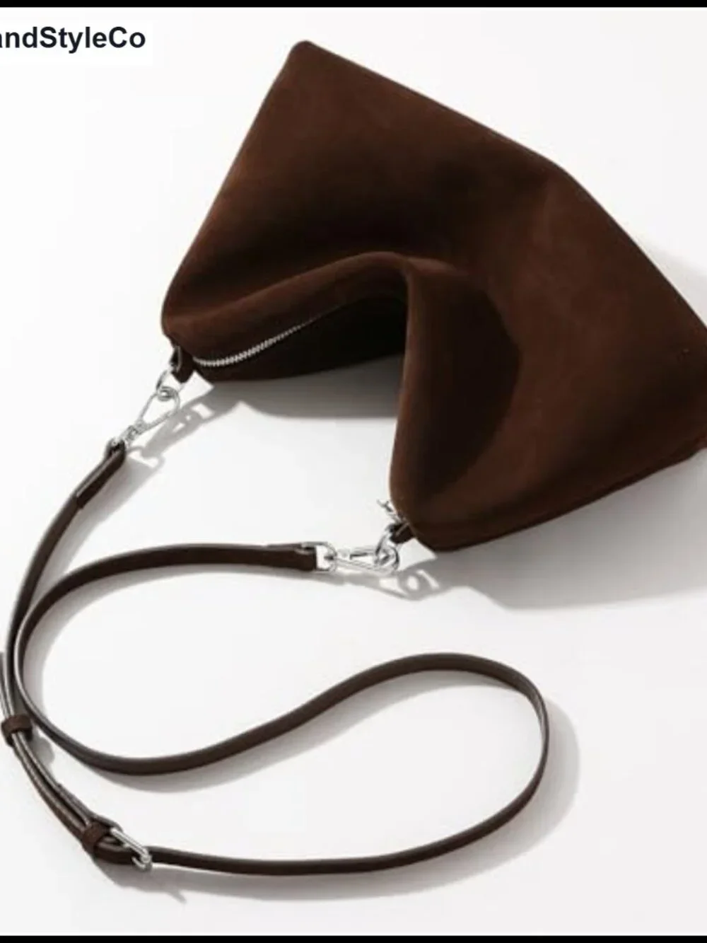 Genuine Leather Suede Women's Tote Bag Hobo Shoulder Crossbody Purse